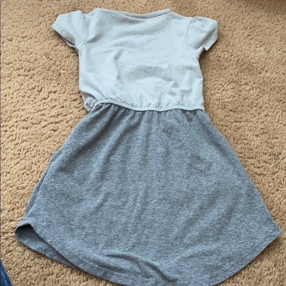 Girls lularoe gray dress size 4 - Picture 2 of 2